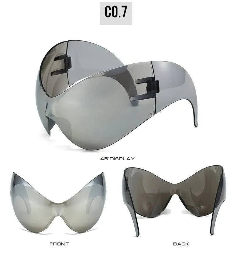 Oversized Sport Sunglasses | UV Protection Windproof Steampunk Goggles