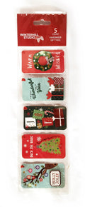 Handmade Gift Tags 5 Count - Classic Icons