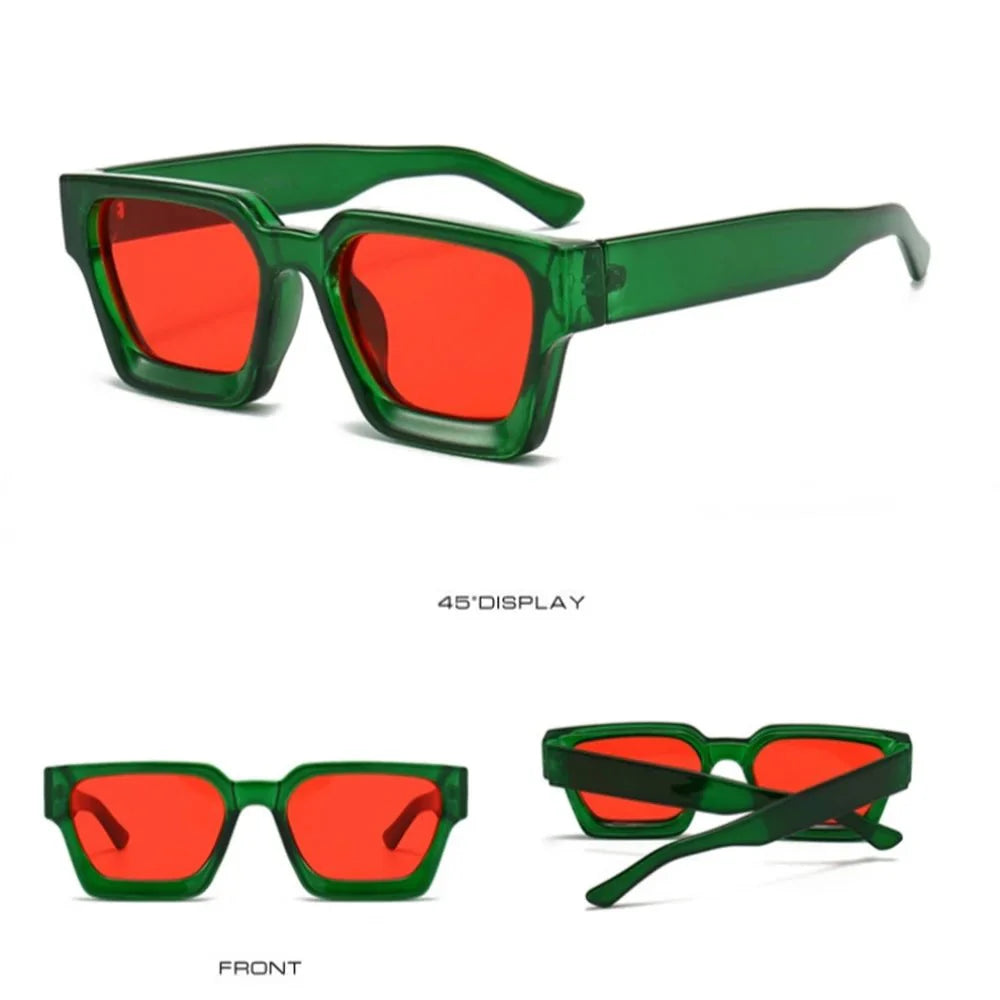 Square Frame Sunglasses | UV Protection Anti-Reflective Large Lens Design