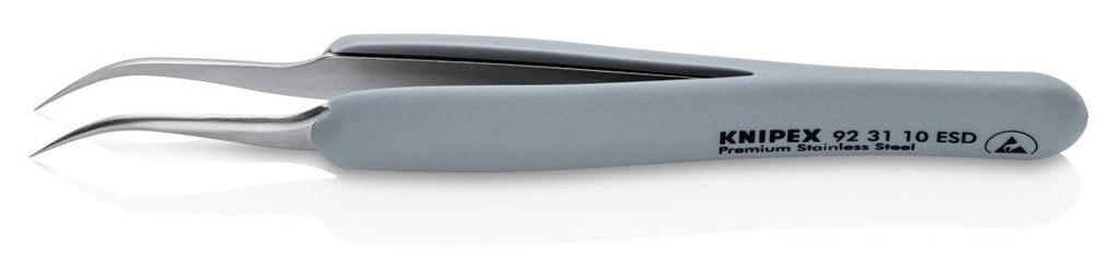 Knipex Stainless Steel Needle Point Tip Precision Tweezers ESD 5" 92 31 10 ESD