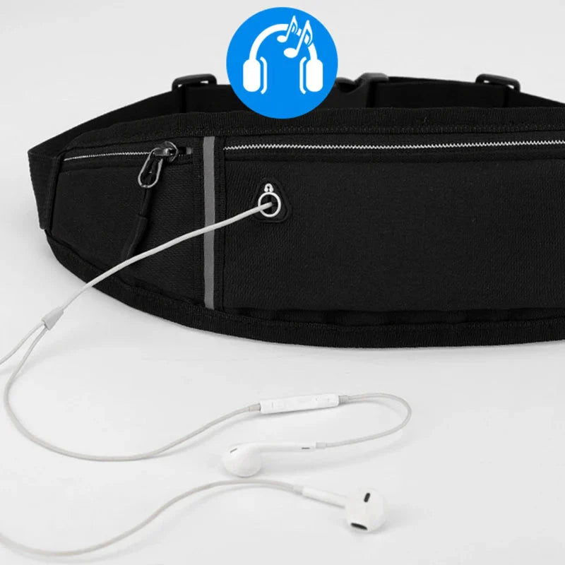 Waterproof Running Waist Bag | Lightweight Reflective Fanny Pack for Sports