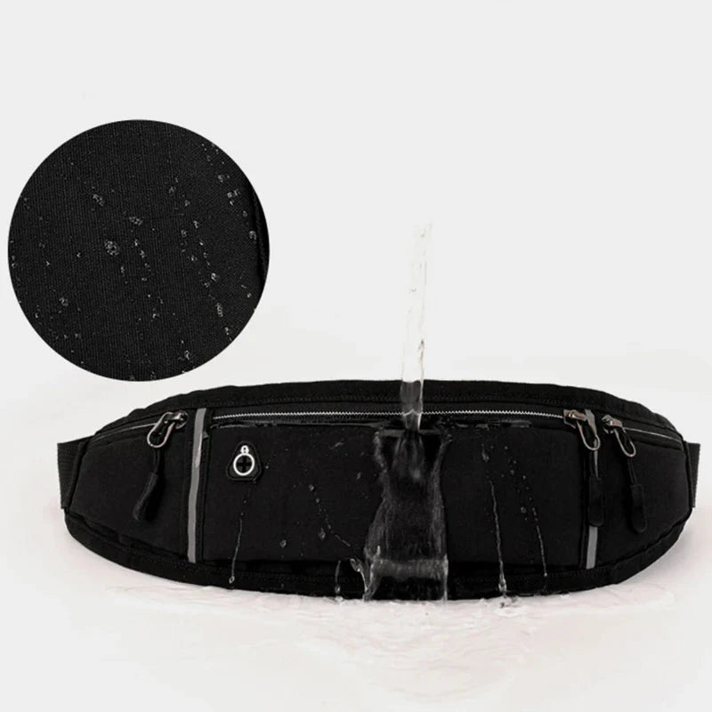 Waterproof Running Waist Bag | Lightweight Reflective Fanny Pack for Sports