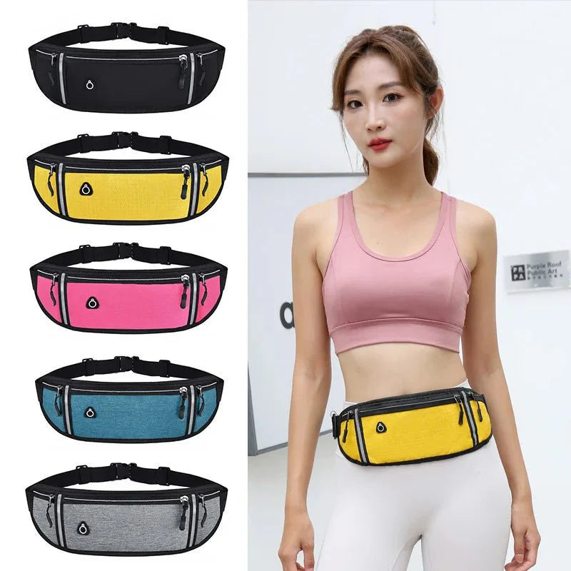 Waterproof Running Waist Bag | Lightweight Reflective Fanny Pack for Sports