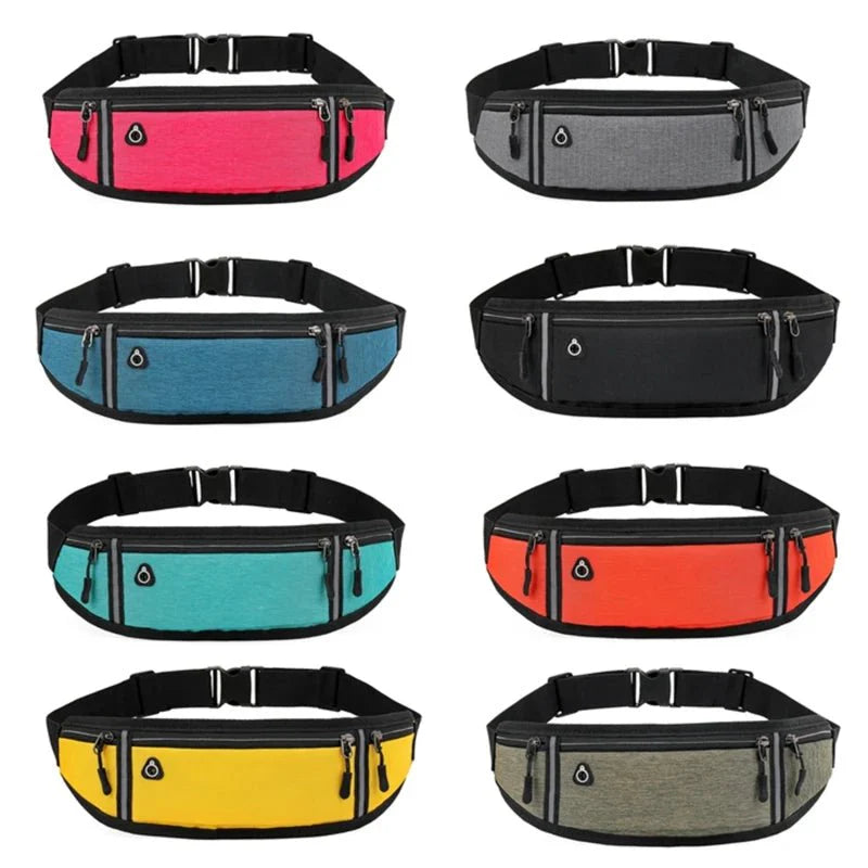 Waterproof Running Waist Bag | Lightweight Reflective Fanny Pack for Sports