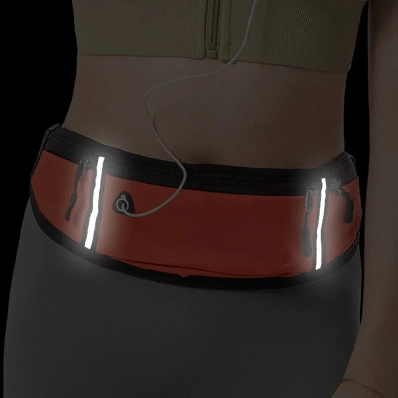 Waterproof Running Waist Bag | Lightweight Reflective Fanny Pack for Sports