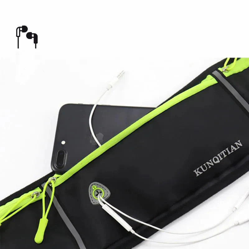 Waterproof Running Waist Bag | Lightweight Reflective Fanny Pack for Sports