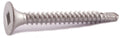 8 x 2 Simpson Bugle-Head Self-Drilling Screw - Square Drive 410 SS - Carton (2500)