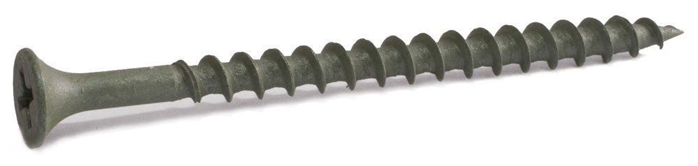 6 x 2 Phillips Bugle Decking Screws W.A.R. Coated - Carton (3,500)