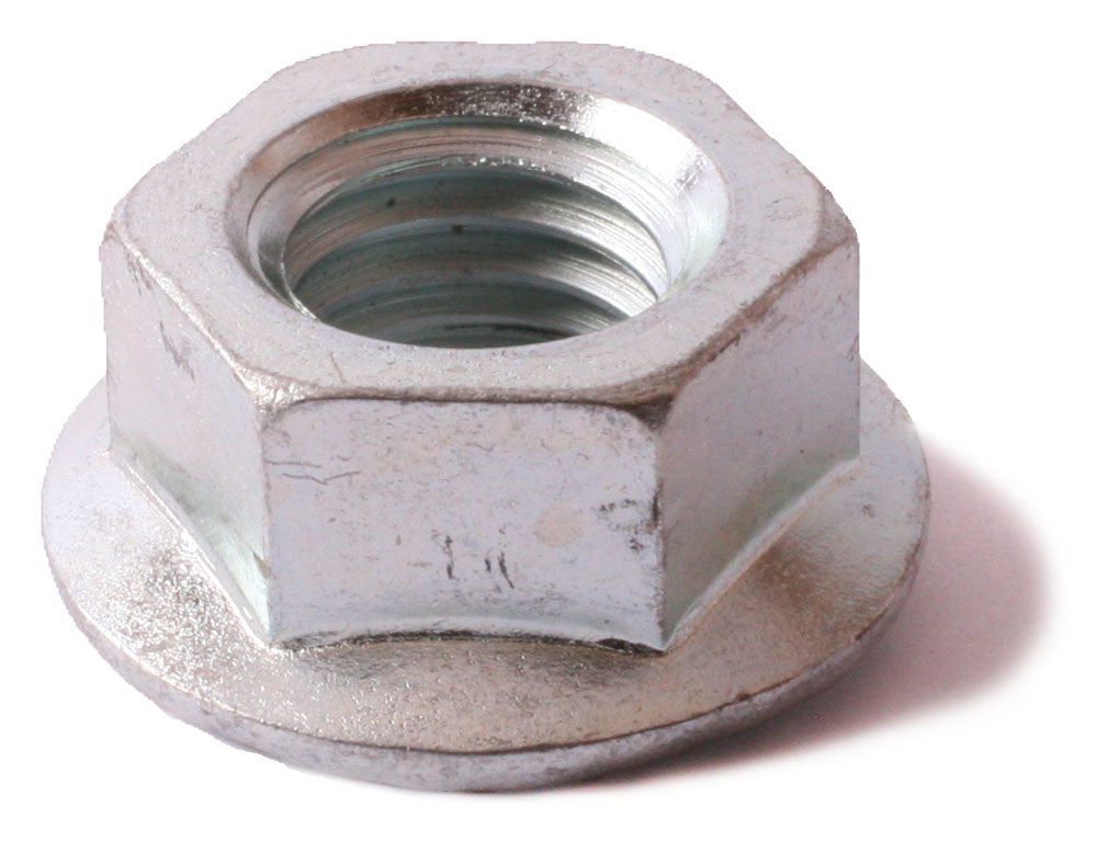 3/8-24 Serrated Flange Nut Zinc Plated