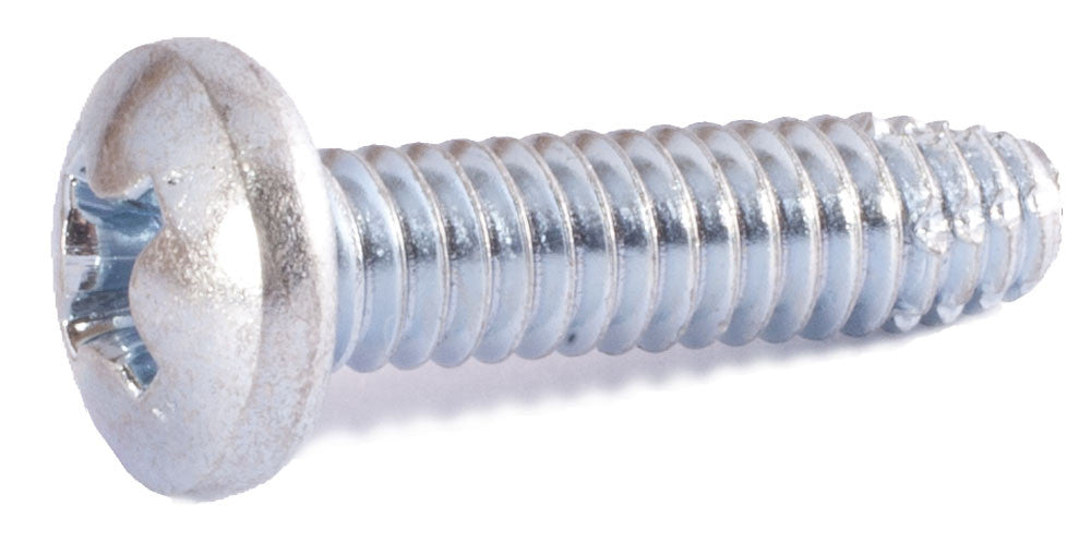 10-32 x 3/4 Phillips Pan Machine Screw Type F Zinc Plated