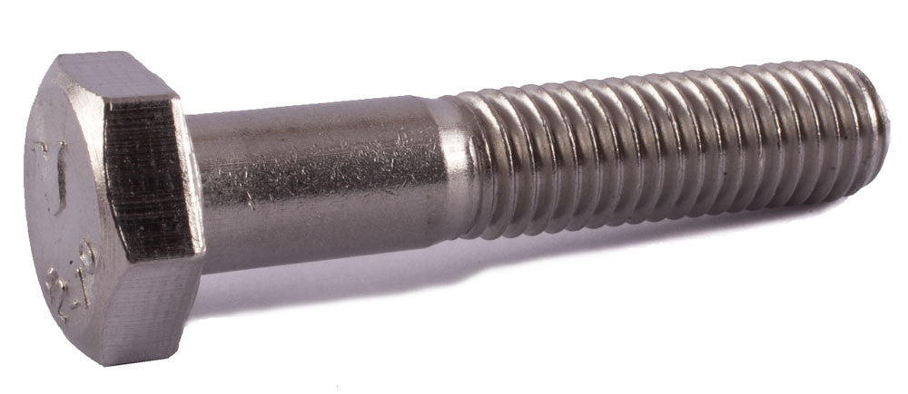 M12-1.75 x 65 Hex Cap Screw DIN 931 A2 (18-8) Stainless Steel