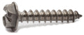 14 x 1 1/4 Slotted Hex Washer Head Sheet Metal Screw 18-8 SS
