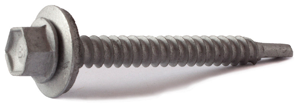 12-14 x 3 Hex Washer Head TEKS® Self Drilling Screw (T3) Climaseal® w/ Bonded Washer
