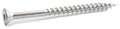 8 x 1 1/2 Square Flat Particle Board Screw w/ Nibs T17 Zinc Plated - Carton (6,000)