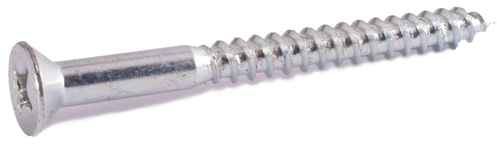 10 x 1/2 Phillips Flat Wood Screw Zinc Plated