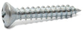 14 x 1 1/2 Phillips Oval Sheet Metal Screw Zinc Plated