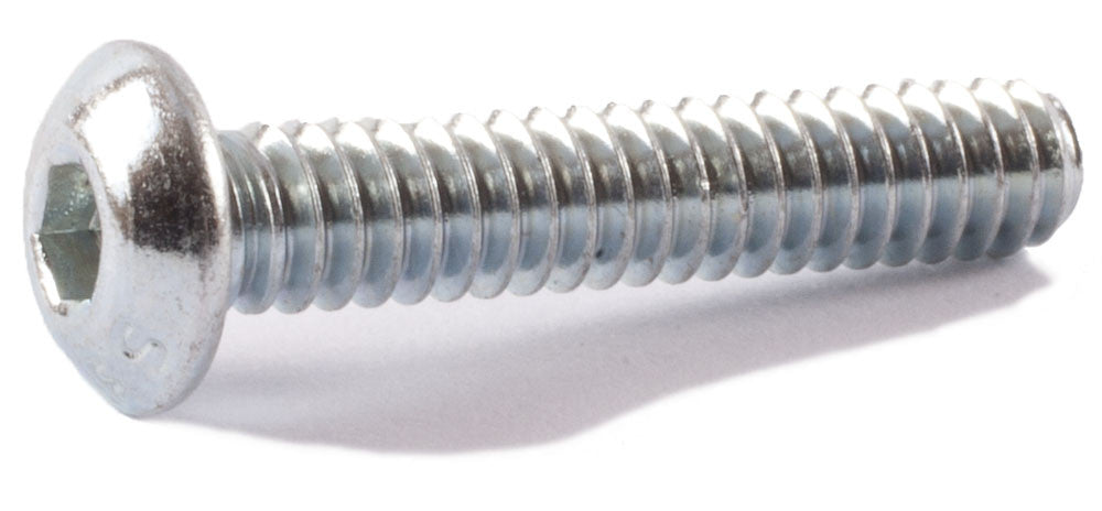 8-32 x 3/4 Button Socket Cap Screw Zinc