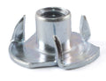 10-32 x 5/16 Tee Nut 3 Prong Zinc Plated