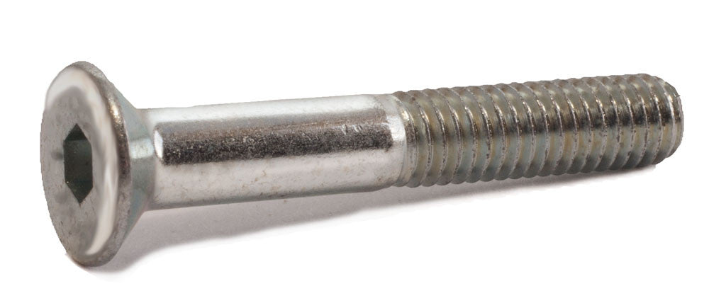 M4-0.70 x 16 Flat Socket Cap Screw 12.9 DIN 7991 Zinc Plated