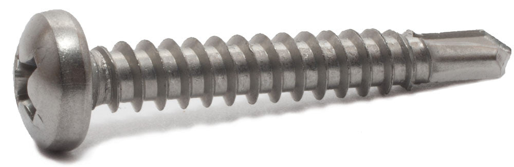 8-18 x 3/8 Phillips Pan Self Drill Screw 410 SS