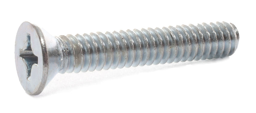 8-32 x 2 Phillips Flat Machine Screw Zinc