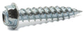 10 x 1/2 Slotted Hex Washer Self Piercing Screw Zinc Plated (1/4 drive)