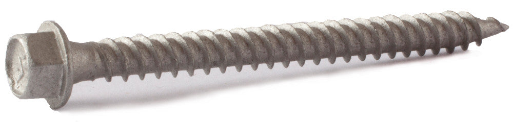 9 x 1 1/2 Hex Washer Head Pole Gripper Screw Strong-Shield™