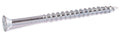 8 x 1 3/4 Phillips Flat Particle Board Screw w/ Nibs T17 Zinc Plated - Carton (4,000)