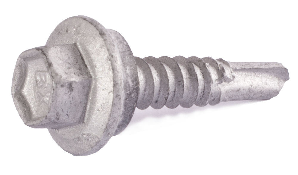 12-14 x 1 MAXISEAL® Hex Washer Head Self Drilling Screw (T3) Climaseal®