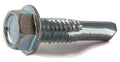 12-24 x 7/8 Hex Washer Head Self Drill Screw - T4 Zinc Plated