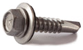 8-18 x 1 Hex Washer Head Self Drill Screw w/ Neo 410 SS