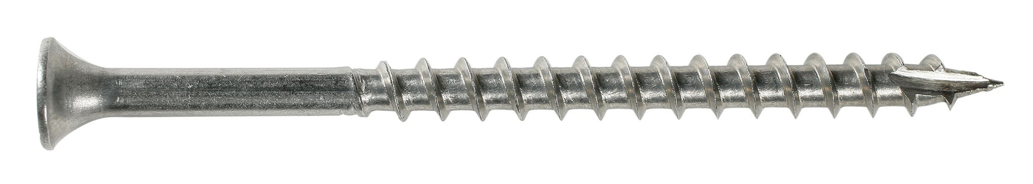 10 x 3 1/2 Simpson Bugle-Head Wood Decking Screws - Square Drive T17 316 SS - Bulk Pail (1000)