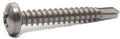 14-14 x 2 Phillips Pan Self Drill Screw 410 SS