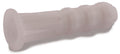8-10-12 x 1 Ribbed Plastic Anchor Nylon White