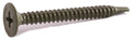 8 x 1 5/8 Phillips Wafer Self Drilling Cement Board Screws w/ Nibs Ruspert Coated - Carton (4000)