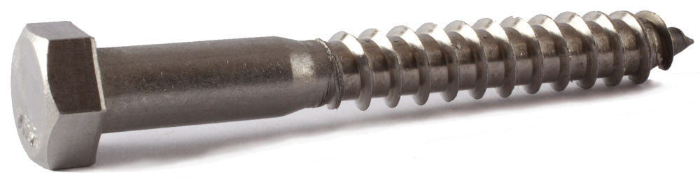 1/2 x 6Hex Lag Screw 18-8 (A2) Stainless Steel