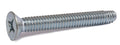 3/8-16 x 4 Phillips Flat Machine Screw Type F Zinc Plated