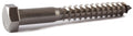 1/2 x 2Hex Lag Screw 18-8 (A2) Stainless Steel