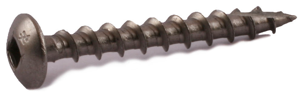 8 x 1 Simpson Truss-Head Wood Screws - Square Drive 305 SS - Box (100)