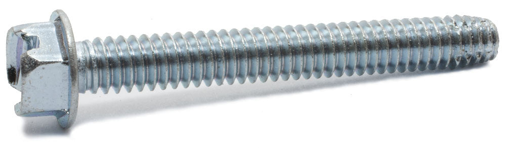 3/8-16 x 1 1/4 Slotted HWH Machine Screw Type F Zinc Plated