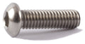 M6-1.00 x 40 Button Socket Cap Screw ISO 7380 18-8 (A2) Stainless Steel - Metric