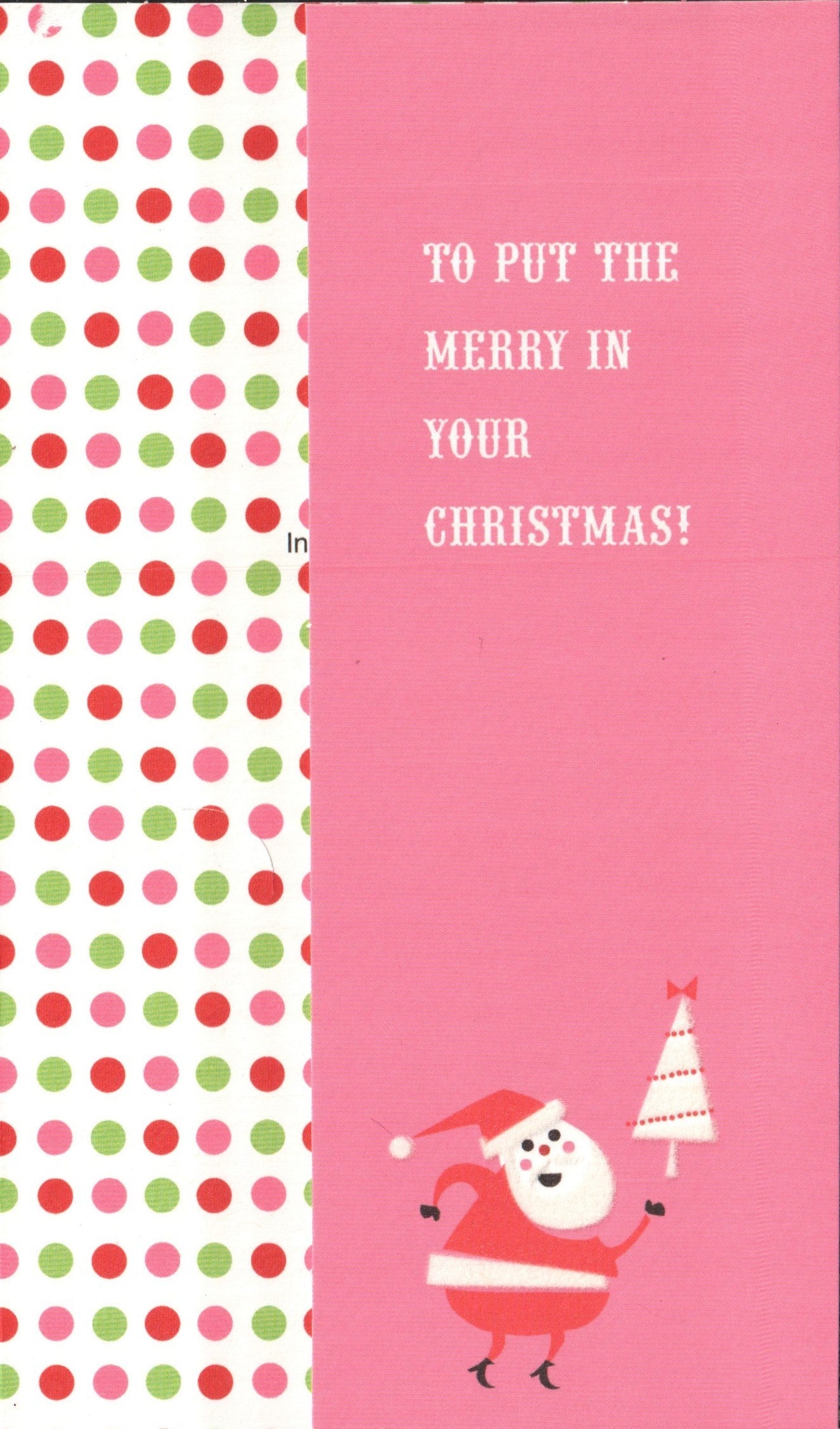 A Little Something Christmas Card