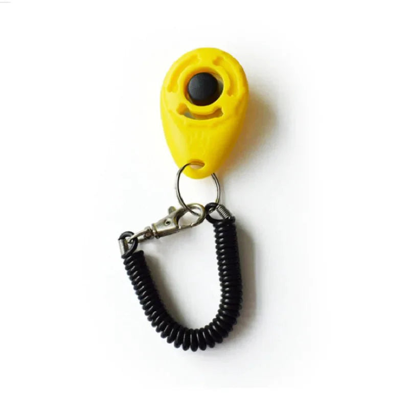 Pet Training Clicker with Adjustable Wrist Strap | Dog and Cat Training Aid