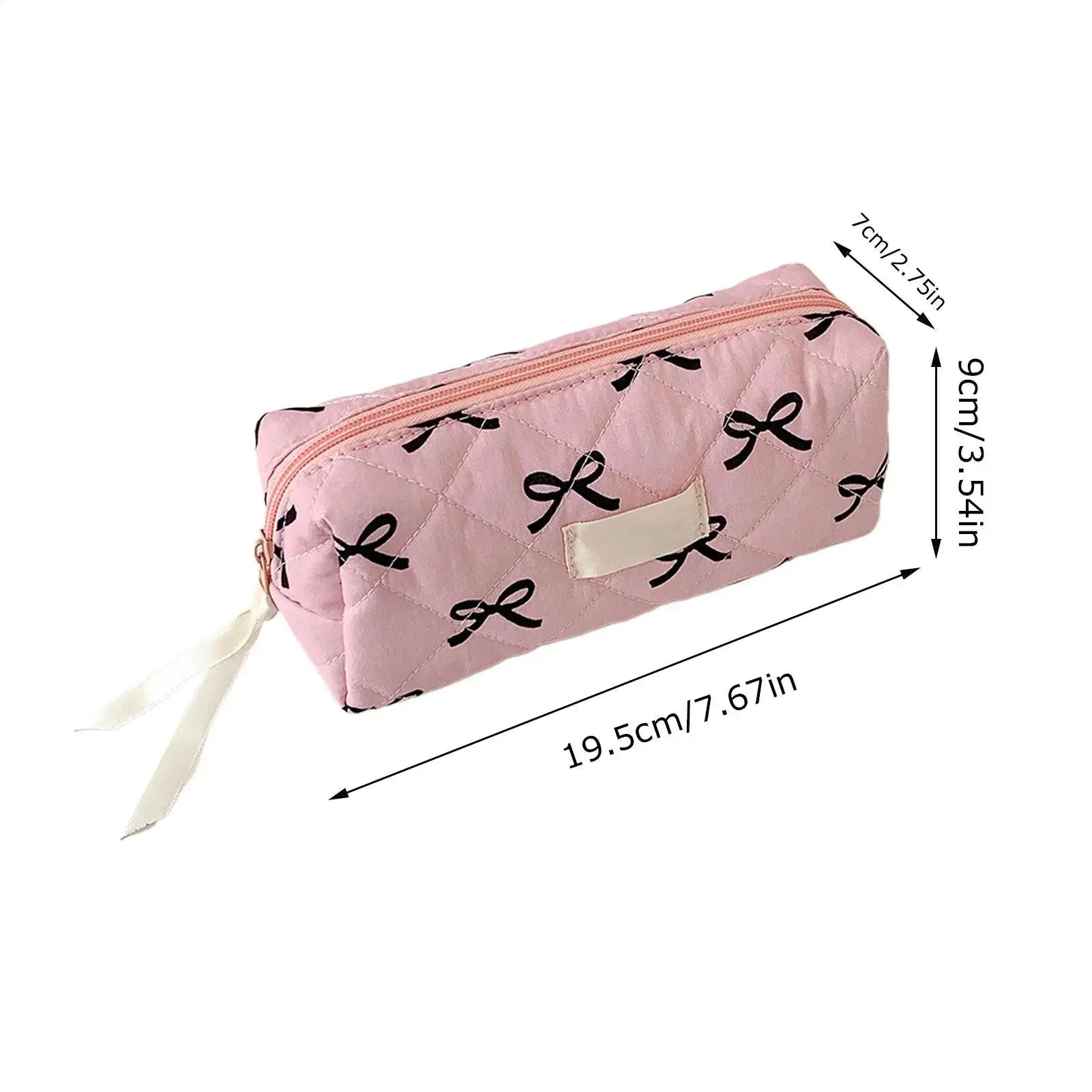 Plush Large Capacity Pencil Case | Cute Aesthetic Stationery Pouch and Cosmetic Organizer