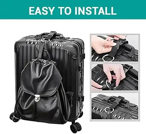Portable Luggage Strap Holder | Anti-Theft Nylon Bag Gripper