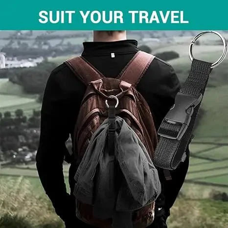 Portable Luggage Strap Holder | Anti-Theft Nylon Bag Gripper