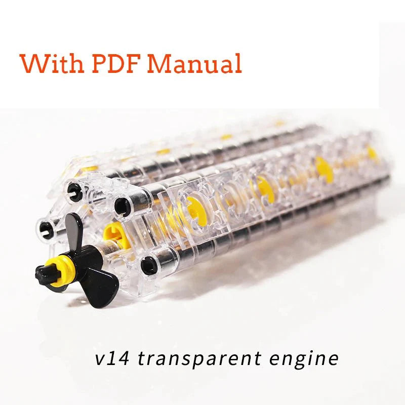 Motor and Electronics Kit | Educational DIY Accessories for Building Block Train