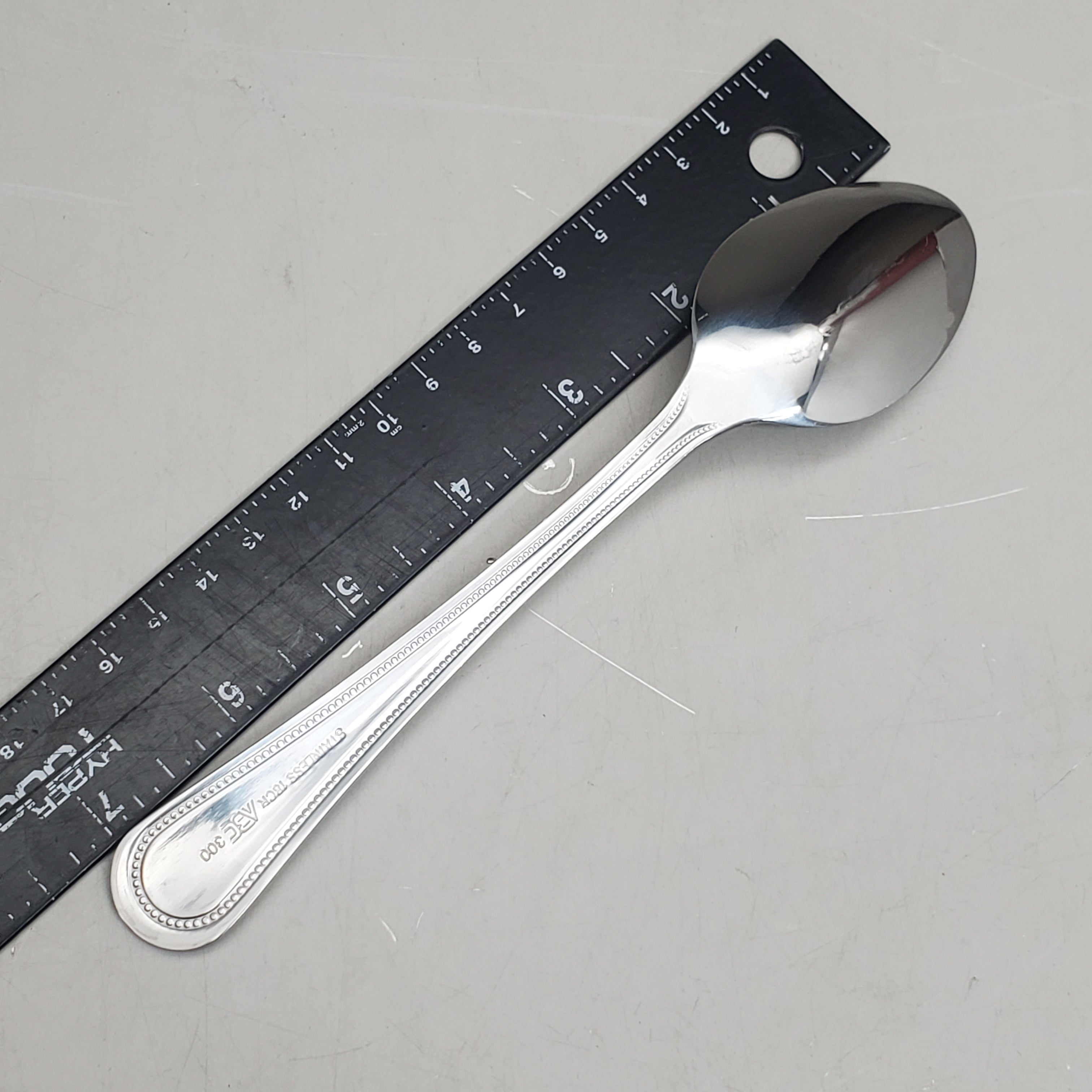 ABC (36 Pack) Kyle Dessert Spoons Stamped 7" Stainless KYLE-03