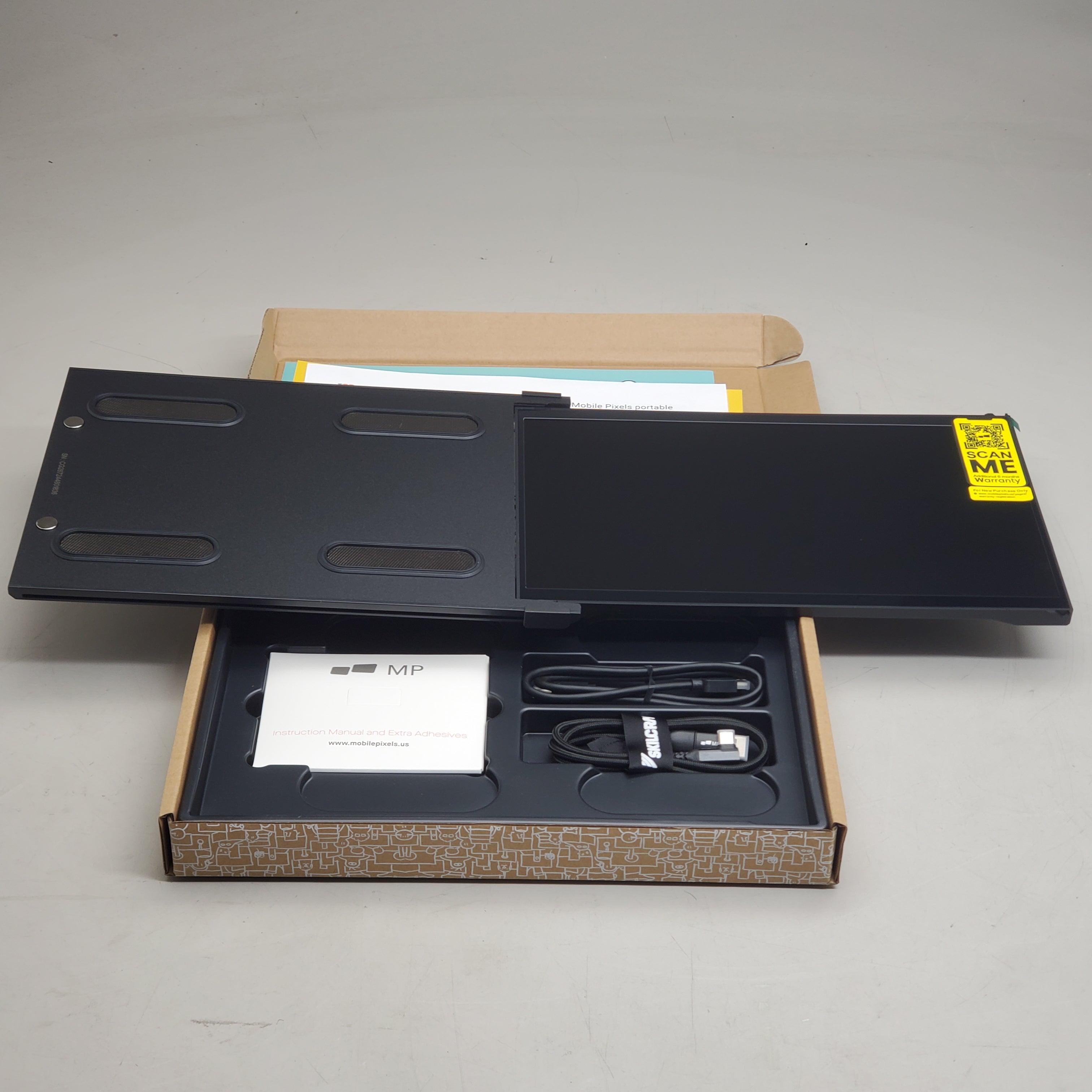 DUEX MAX DS 14.1” Portable Laptop Monitor - Black (Model 071503302014)