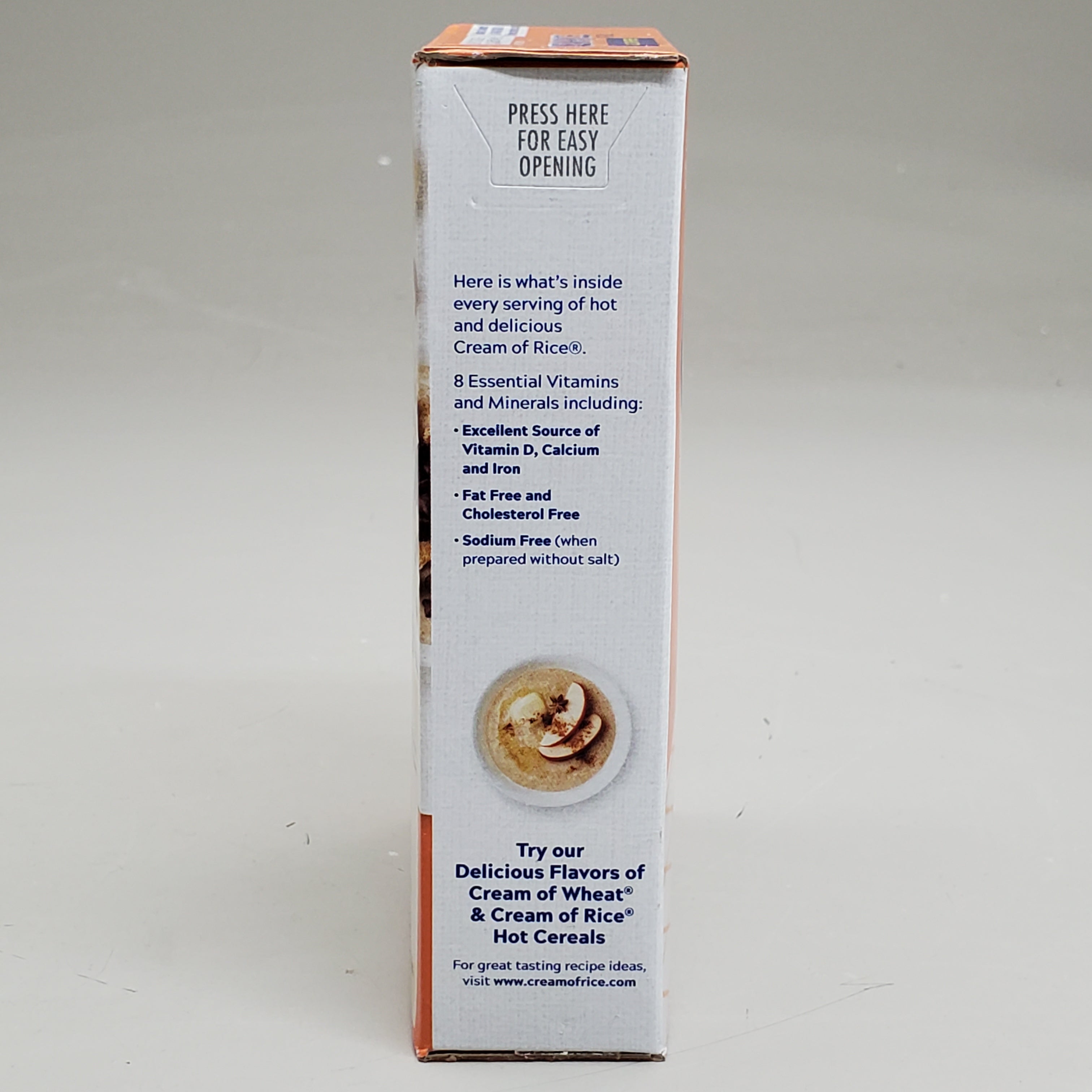 B&G FOODS (12 Pack) Cream Of Rice Hot Cereal Gluten Free 14 oz 80100698 BB 6/26